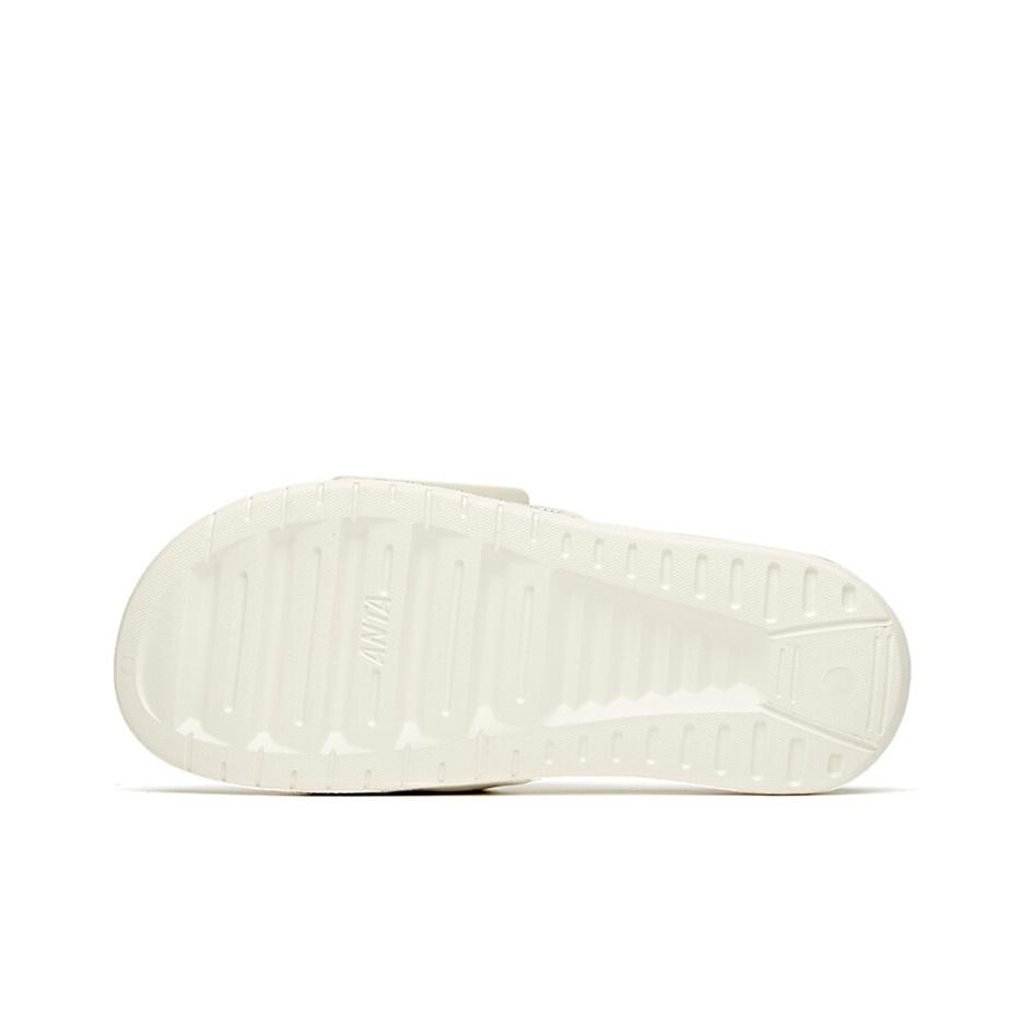 Anta Snoopy X  Lifestyle Series Breathable Slide Sandals Men Footwear White Yellow 912126993-4