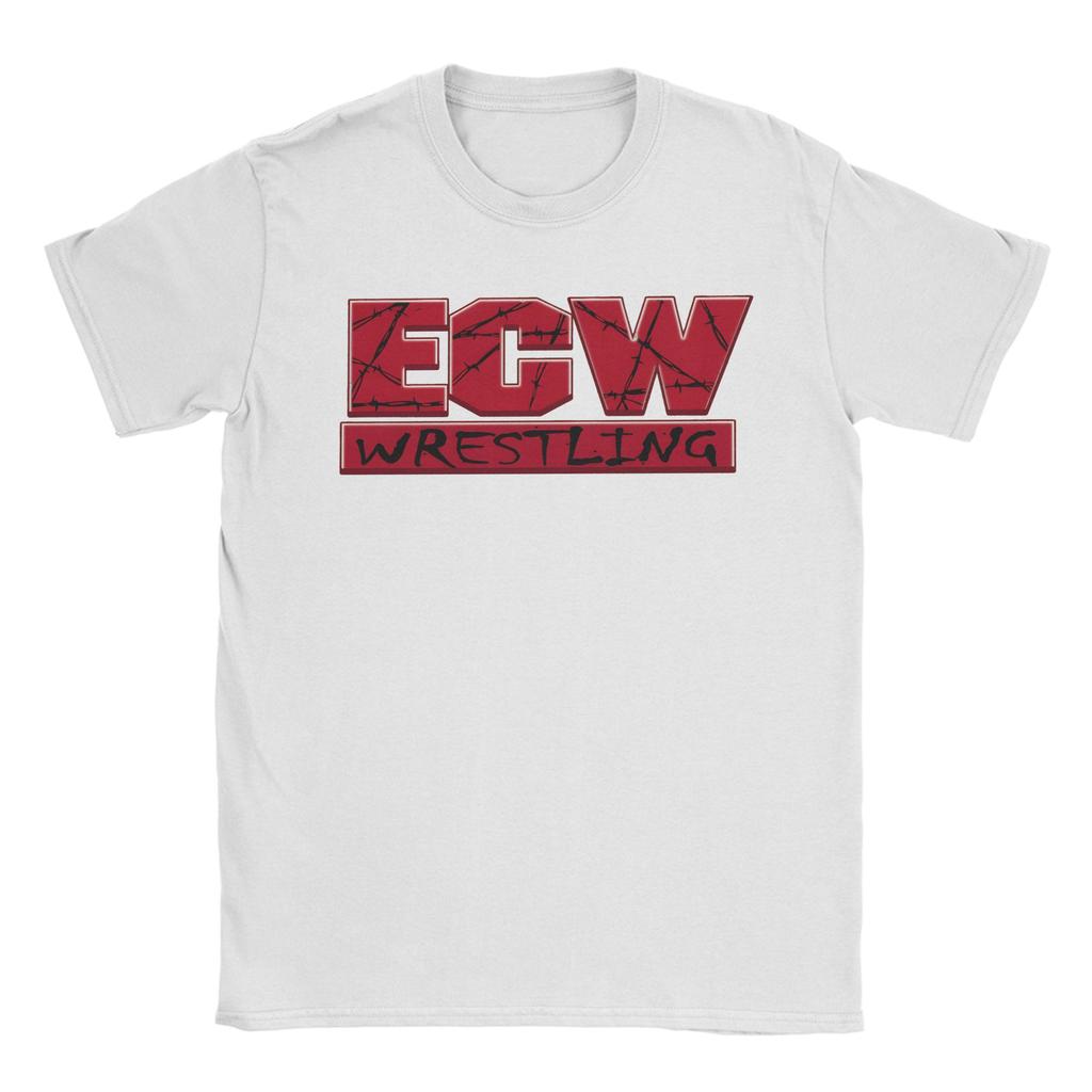 ECW Hardcore Wrestling Bawełniany T-shirt Dla Unisex Lato Street Style Koszulki Harajuku Tee Koszulki z Nadrukiem Duże Rozmiary