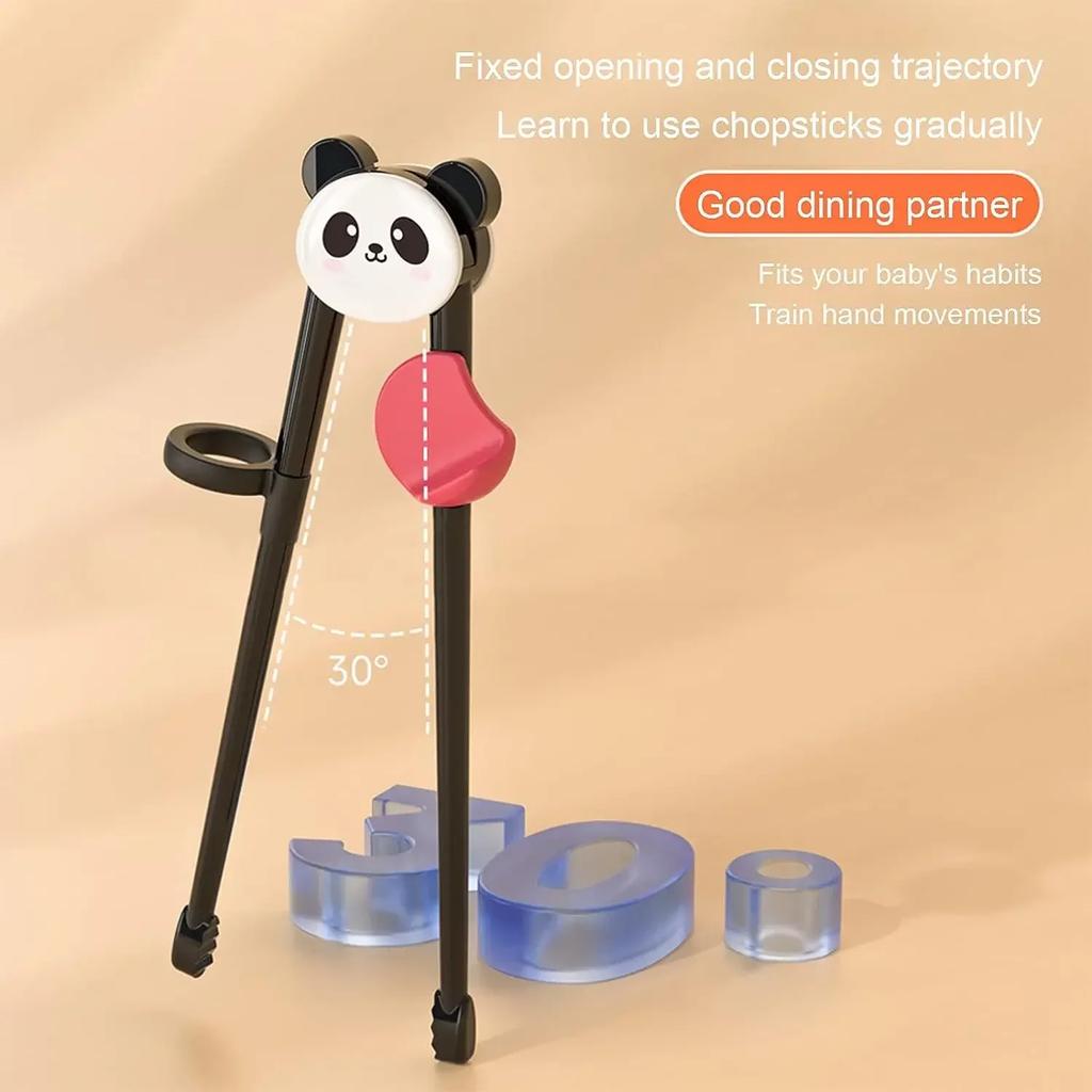 Cartoon Animal Chopsticks For Children Cute Bear Panda Elementary Learning Chopstick Baby Kids Training Tableware Food Sticks