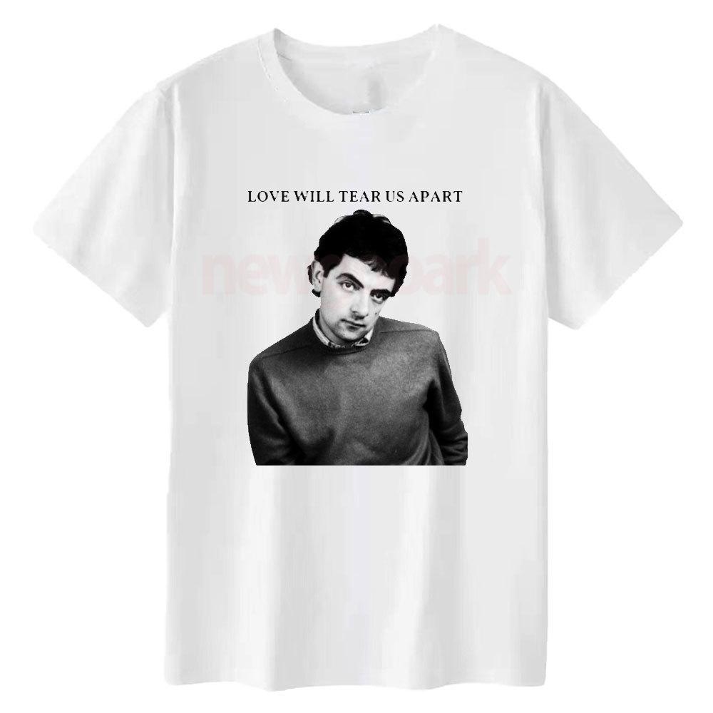 The Smiths Love Will Tear Us Apart Funny TShirt Mr Bean Rowan Atkinson Graphic T Shirts Woman Man Casual Cotton Oneck Tops S