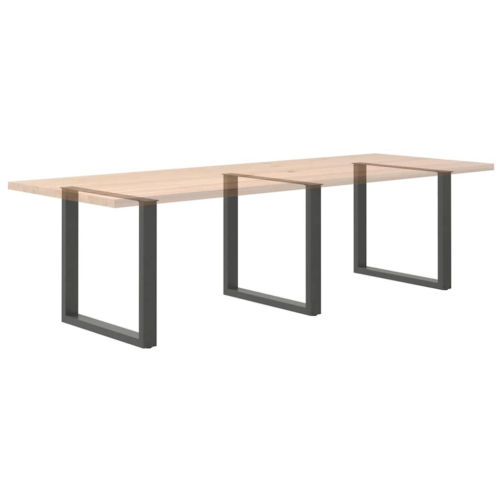Vidaxl Nogi Do Stolika Kawowego, 3 Szt., Antracyt, 90X(72-73) Cm, Stal