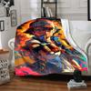 1pc Pokemon Trainer Pikachu Soft Skin-Friendly Flannel Blanket with Digital Printing, Various Sizes Available for Family, Friends, Birthday