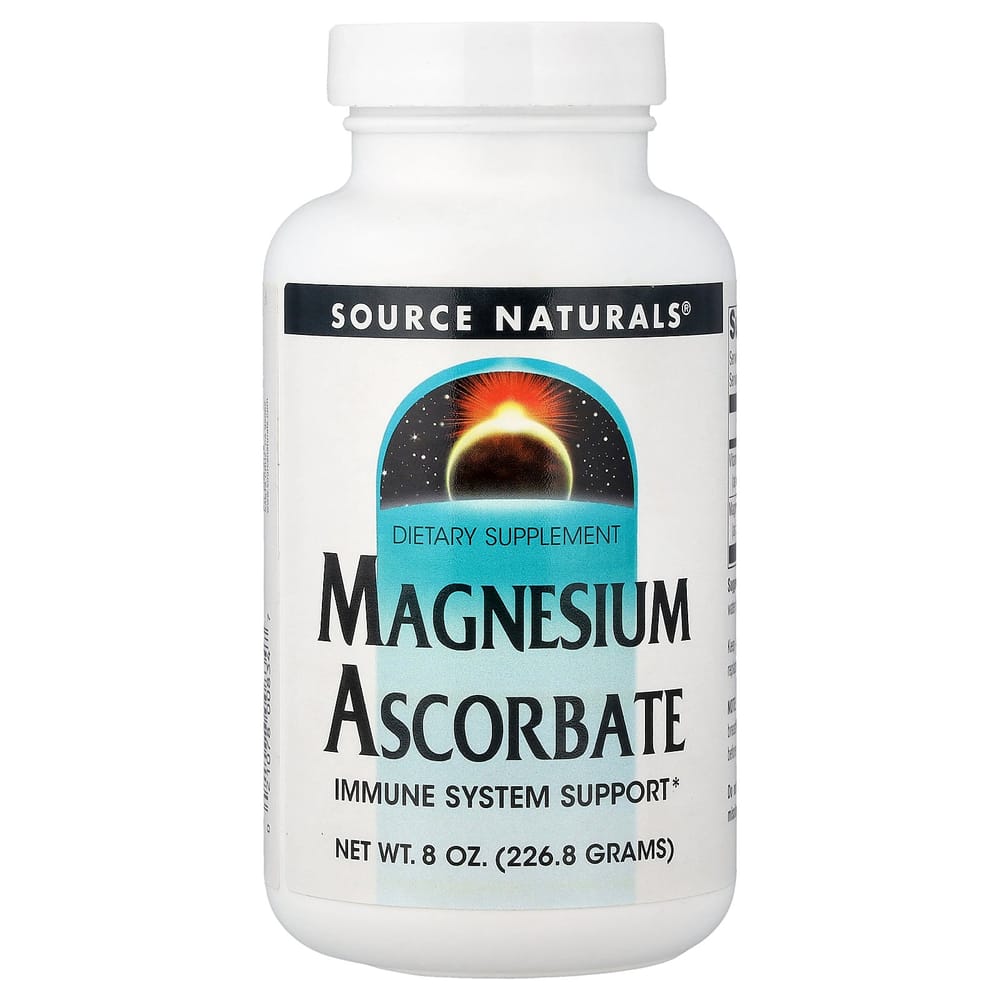 Source Naturals Magnesium Ascorbate Powder 226.8g (8oz)