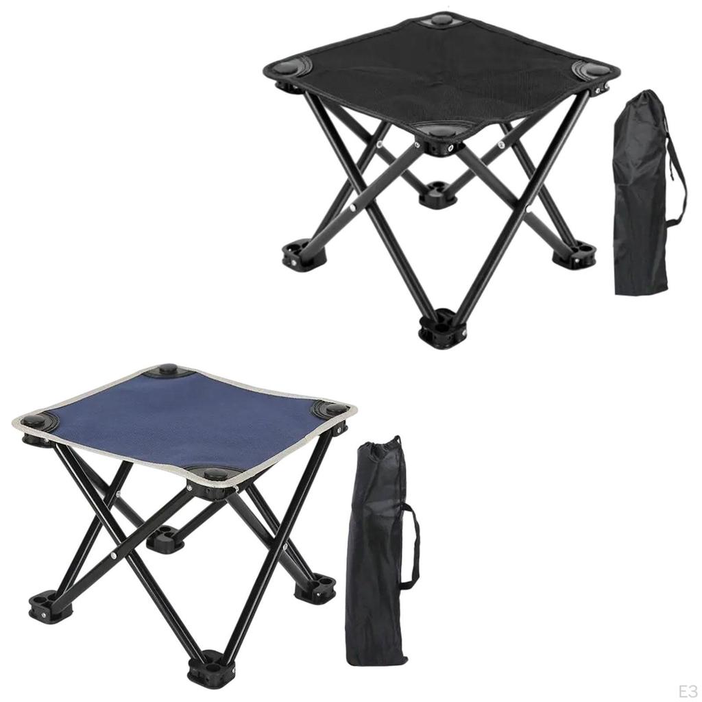 Campinghocker, kompakte Fußstütze mit Tragetasche für Wandern, Rucksackreisen, Reisen, Terrasse