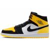 Air 1 Mid SE Yellow Toe Męskie Sneakersy Czarne Czarne-Tour-Żółte-Białe 852542-071