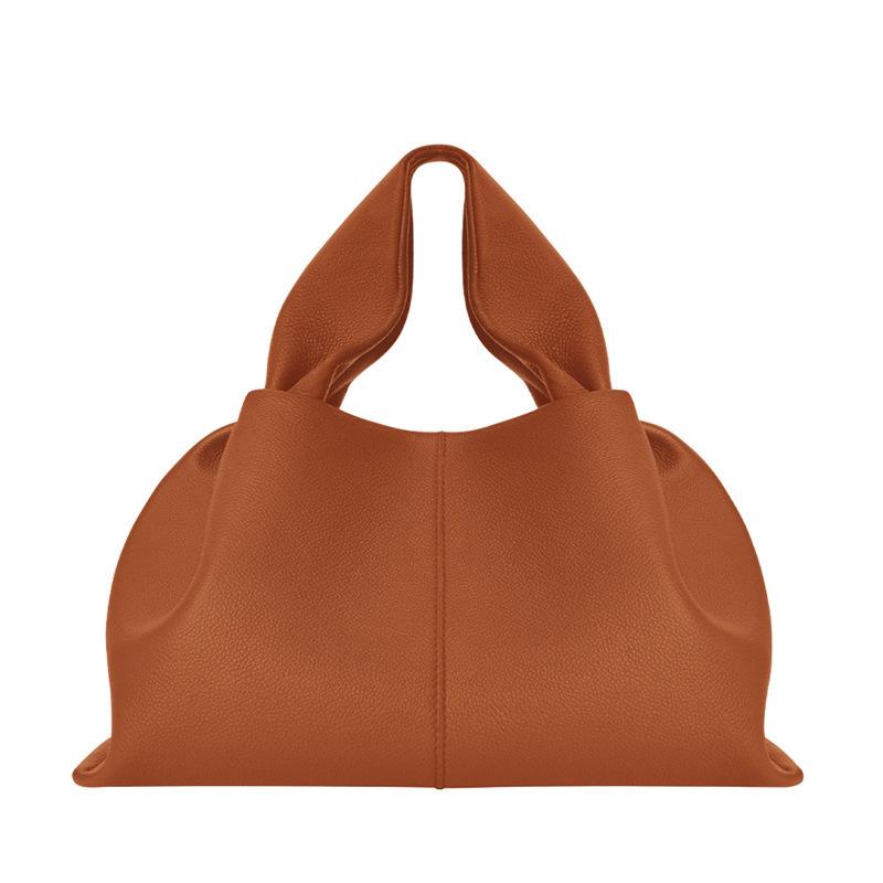 Knödel Wolken Tasche Neue Französische Nischen Design Handtasche Echte Ledertasche