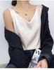 Dames Zomer Satijnen Zijden Camisole: Mouwloze Top, Basislaag van IJszijde, Veelzijdig Ondergoed of Bovenkleding