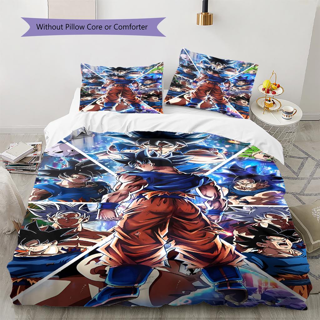 Set Copripiumino Trapuntato con Fantasia Cartone Animato Federa Decorazione per la Casa Regalo di Compleanno (1 * copripiumino + 2 * federa, senza nucleo)