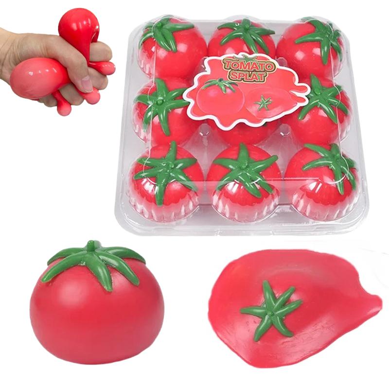 Spielzeug Fake Food Squishy Flüssige Tomate Stressabbau Kneten Langsames Aufgehen Simulation Obst Sensorisches Fidget Spielzeug Angstlinderung Geschenk Präsent