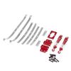 For MN1/12 MN82 LC79 1/12 RC Car Upgrade, Rear Axle Fixing Parts, Rear Shock Absorber Spring Steel Plate Metal Parts Accessories