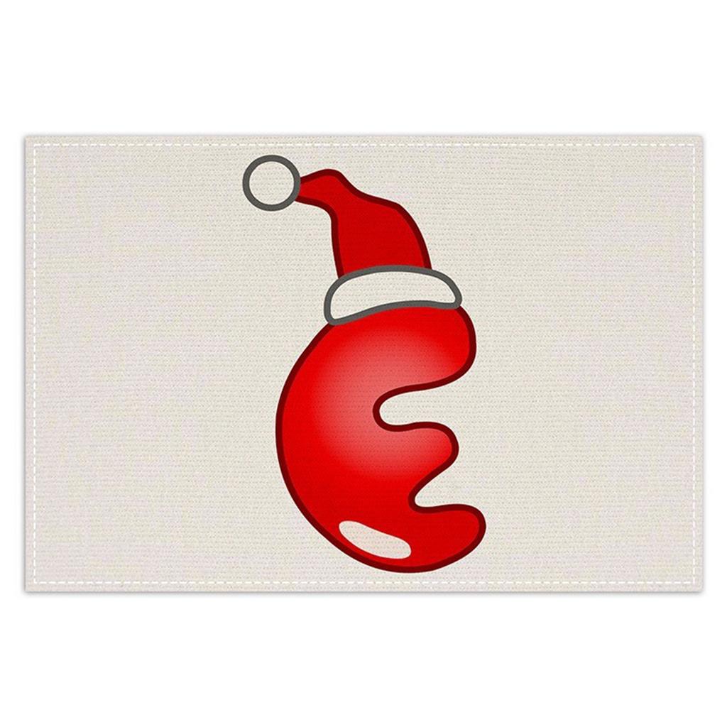 Christmas Letter Placemats, Festive Table Decorations, Tablecloths, Tea Flags, Festive Party Restaurant Tablecloths.