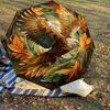 1pc Eagle Leaves Automatic Open/Close Umbrella with Windproof, 8-Rib Sturdy Canopy, Durable Ribs, Fashionable Design1236A