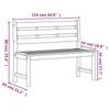 5 Piece Garden Dining Set Solid Teak Wood