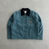 Mens Premium Washed Detroit Workwear Jacket - 9 Vintage Colors Relaxed Fit Cotton Blend Streetwear Style
