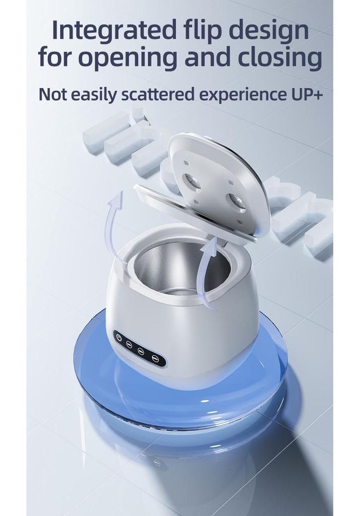 Ultrasonic Cleaner for Aligners, Jewelry, Dentures, and Makeup Brushes
