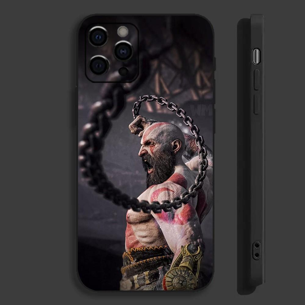 G-God of W-War Game Phone Case For Apple iPhone 15,14,13,12,11,Pro,X,XS,Max,XR,Plus,Mini Soft Black Cover