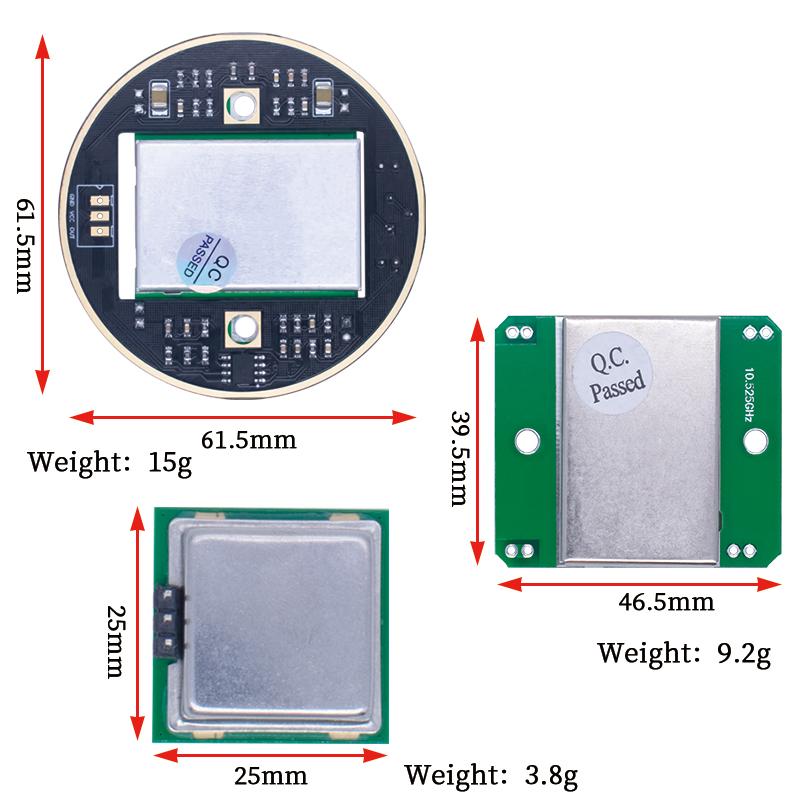 Microwave Doppler Human Sensing Module HB100 Wireless Radar Mobile Sensing Sensor 24G CDM324