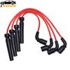 New Ignition Spark Plug Wire Cable Kit 8MM for Chevrolet Aveo 2004-2008 Aveo5 Pontiac Daewoo L4 1.6L 56010 96497773