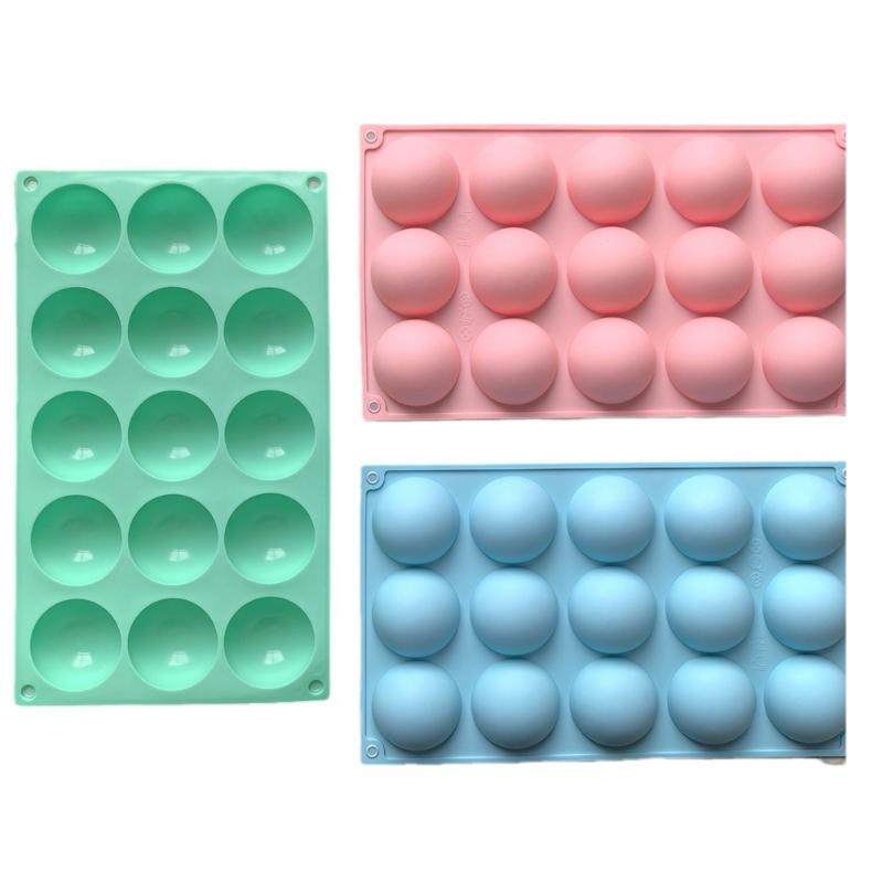 3D Ball Round Half Sphere Silicone Mold For Diy Baking Pudding Mousse Chocolate Eco-Friendly Cake Mold Kitchen Accessories Tools