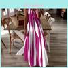 Summer Breeze Printed Vneck Sleeveless Maxi Dress For Casual Women