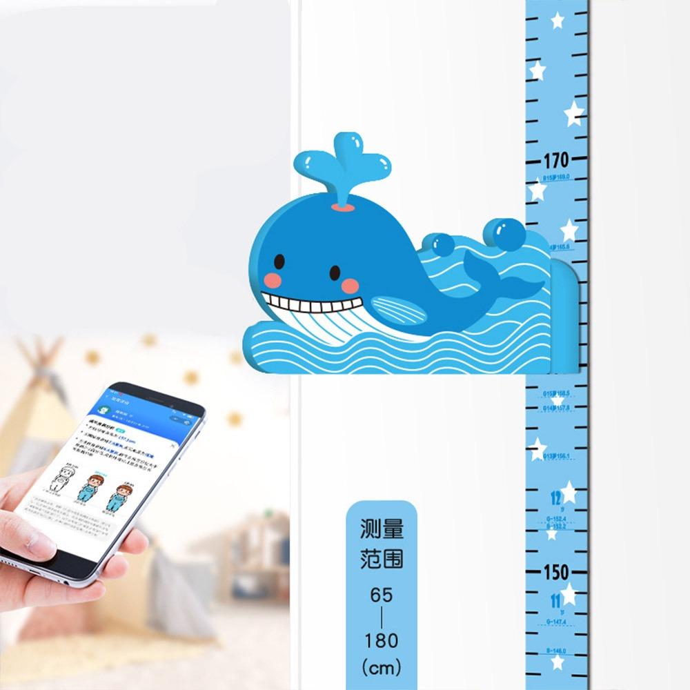 Self-adhesive Height Measuring Ruler Animal Magnetic Wall Sticker for Children