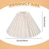 Pleated Lampshade Desk Lamp Cover Fits E27 Base Modern Easy Assembly Table Shade Light