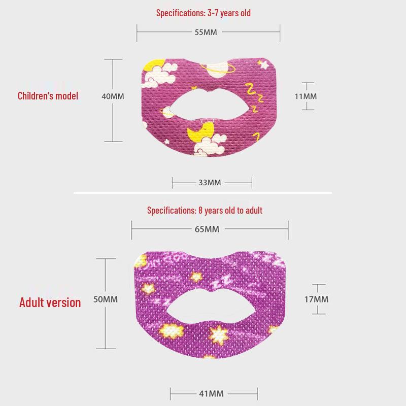 Mouth Breathing Correction Patch: Sleep Aid to Prevent Snoring for Children and Adults.