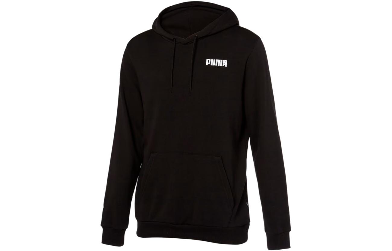 PUMA AOP Sweatshirts Men s Black Hooded Moderate Regular 847229-01 L