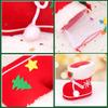 Christmas Candy Boots Bag Hanging Christmas Stockings Merry Christmas Socks Tree Hanging Fireplace Ornaments Decor