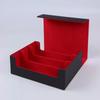 Fashion PU Leather Card Deck Box Flannel Collection Window Collection Box Game Card Organizer Children