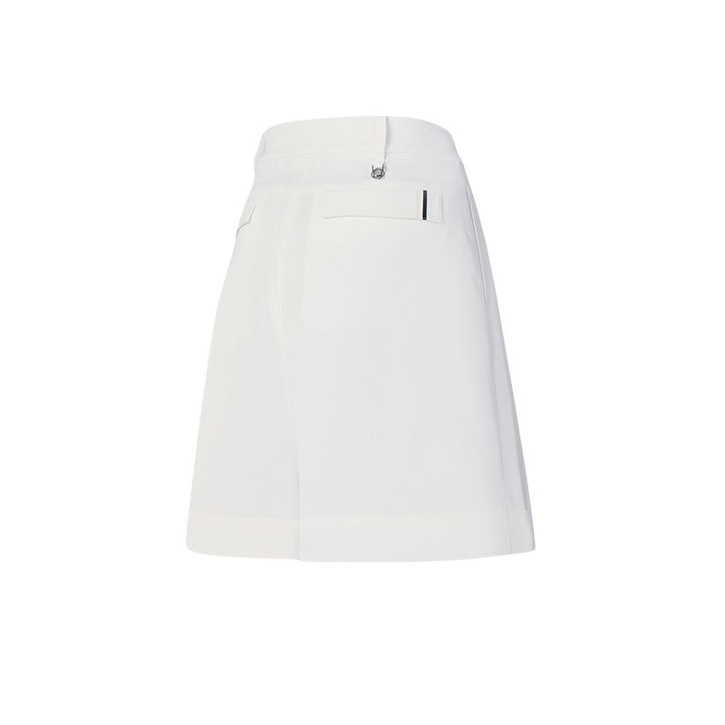 FILA Golf Series SS25 Comfortable Versatile Simple Five-Point Casual Shorts Women shorts Jade-White A11W535808F-WT