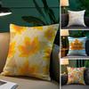 Fashion Fall Maple Leaf Print Pillow Case Plush Fabric Soft Pillowcase Double Sided Print Sofa Cushion Cover Throw