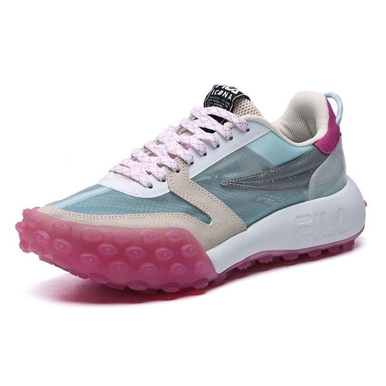 Fila Gara Running Shoes Shock Absorbing Durable Breathable Low Top Dad Sneakers Women Sneakers Winter-Cloud F12W124140FWE