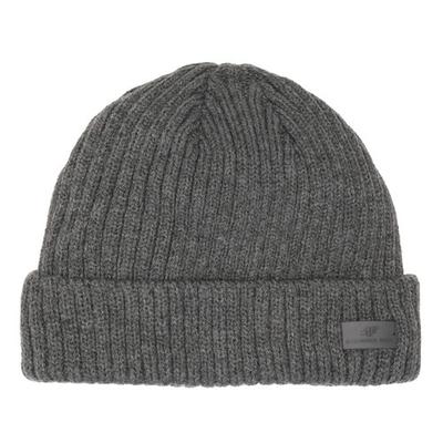 4F Mens H4Z22 Logo Turned Up Cuff Beanie