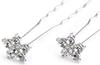 Decorative Hairpin Flower Crystal