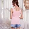 Damen Modal Gepolstertes Sport Yoga Tank Top mit Fixierten Cups - Erhältlich in 6 Größen & 6 Farben.