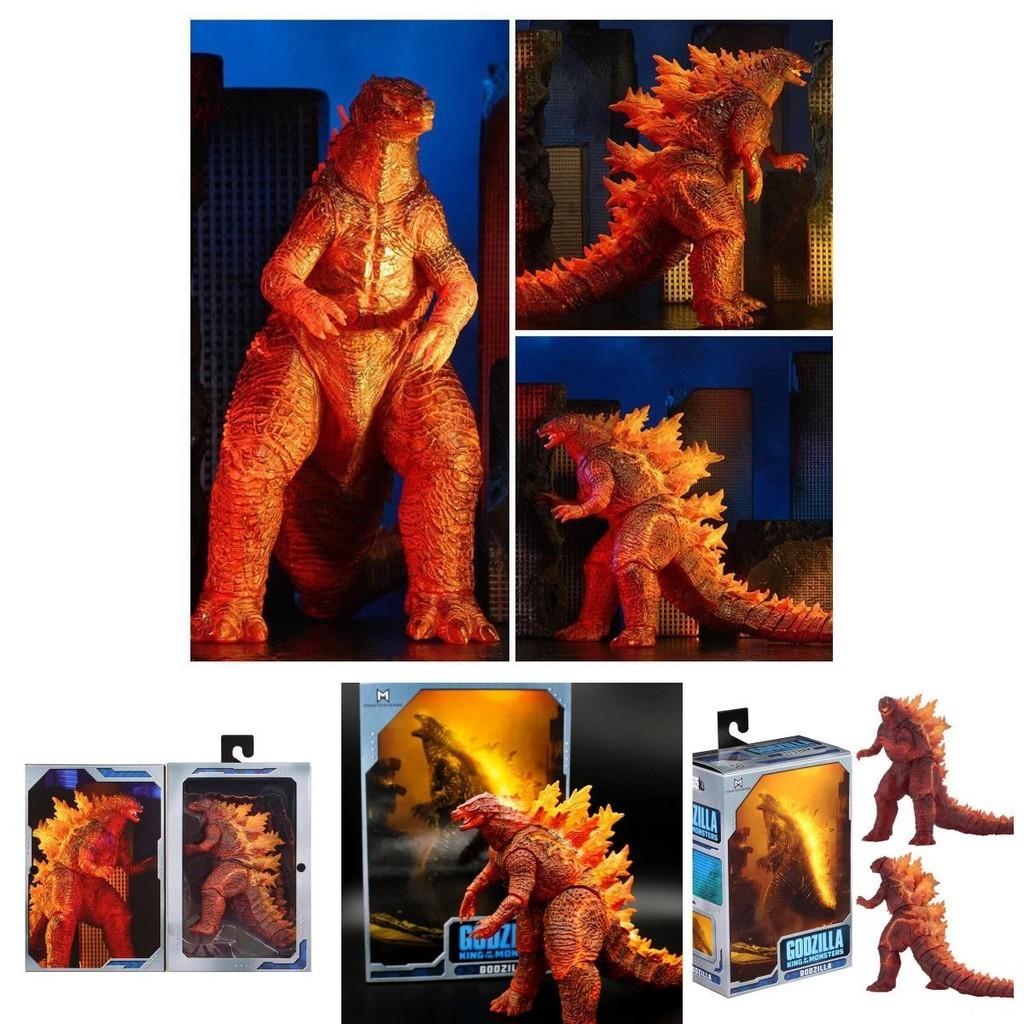 Exquisite Burning Godzilla Action Figures With Movable Joints For Display And Decoration