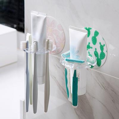 1PC plastikowy uchwyt na szczoteczki do zębów stojak do przechowywania pasty do zębów Razor dozownik szczoteczek do zębów stojak do przechowywania w łazience akcesoria łazienkowe narzędzie