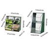 Transparent Tea Bag Storage Box Acrylic Storage Divider Box Tea Bag Storage Box Coffee Capsule Sorting Box Sealed Storage Tank