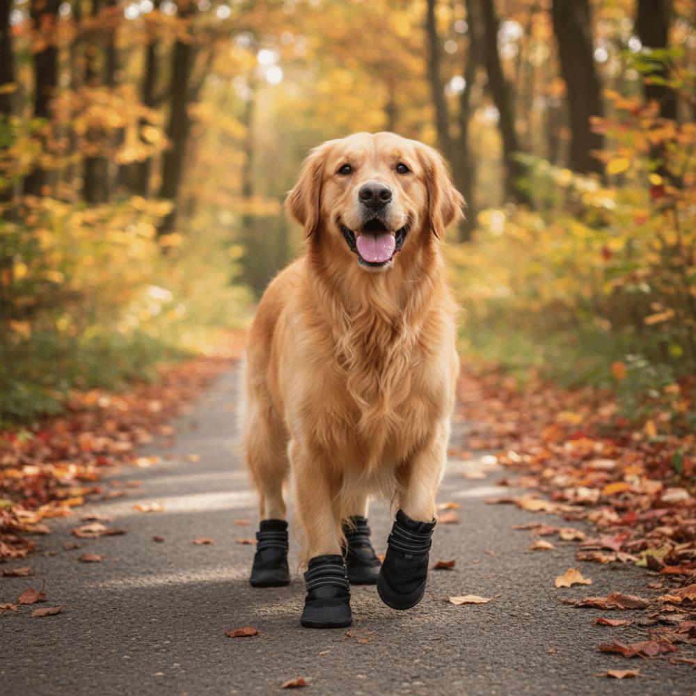 Comfortable Anti-Slip Dog Shoes Adjustable Dog Paw Protector Soft Sole Dog Socks Boots  Outdoor