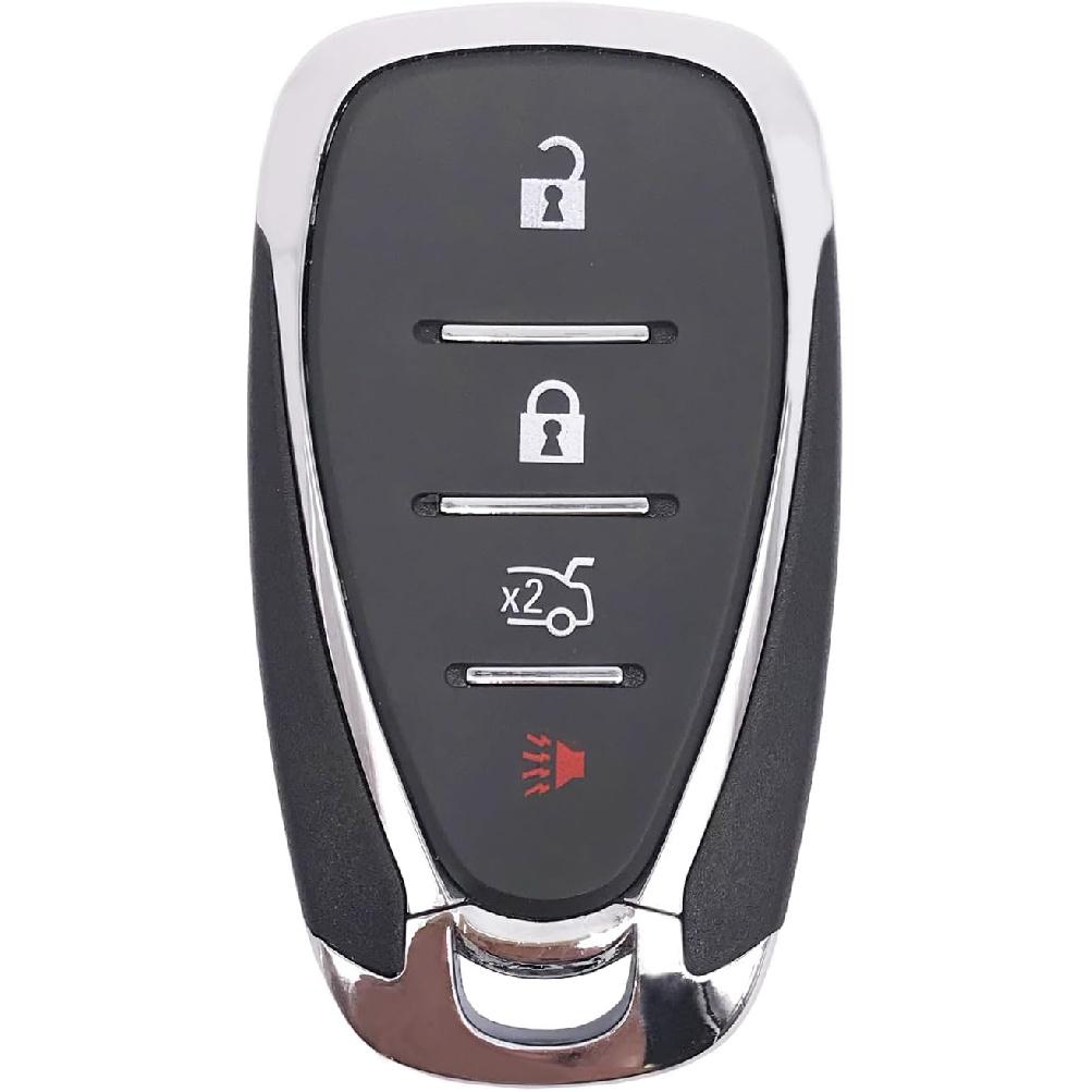 Replacement Key Fob Cover Case Fit For 2017 2018   Chevy Camaro Malibu Equinox Cruze Blazer Trax Volt Bolt Keyless Entry Key Fob Shell ( 4 Buttons)