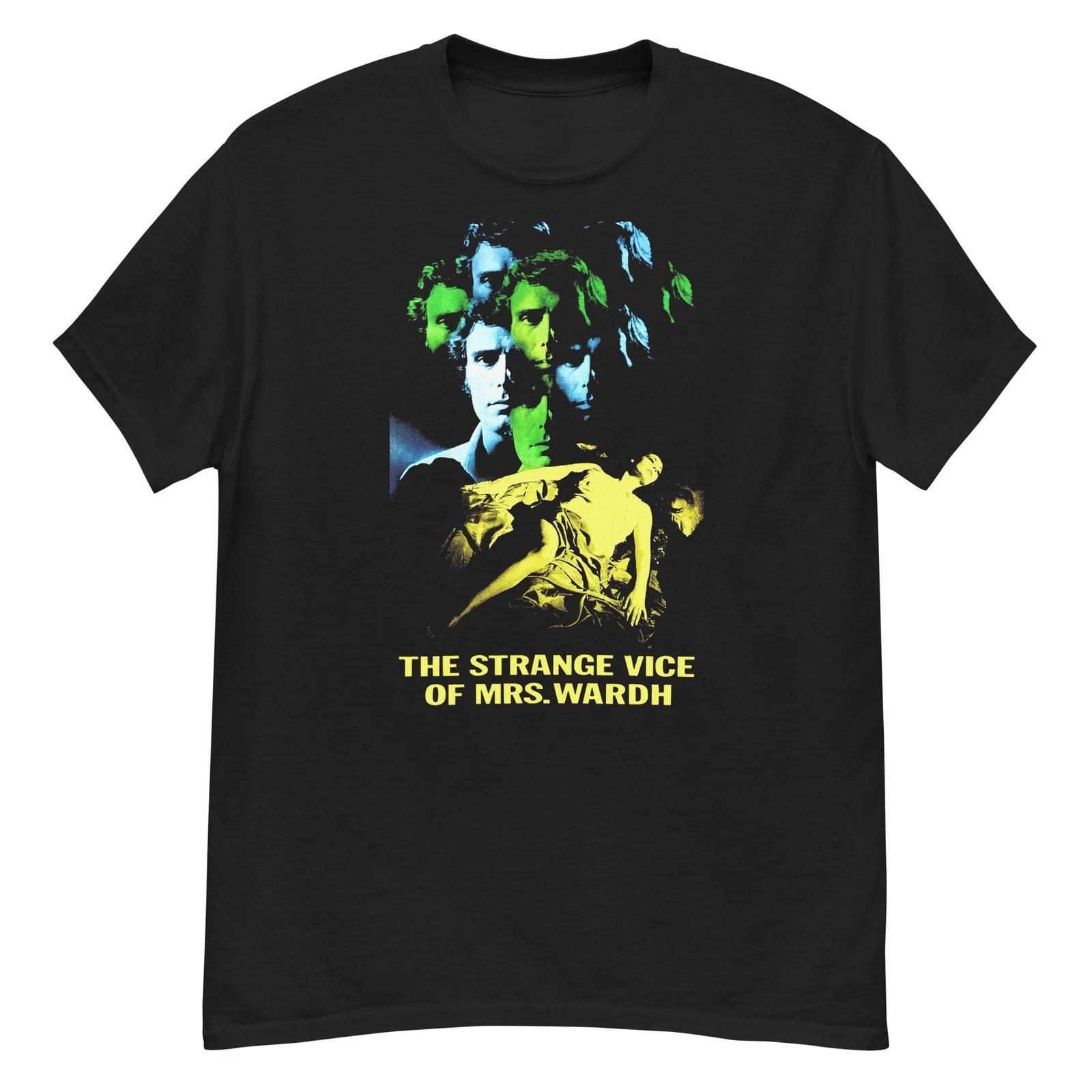 The Strange Vice of Mrs. Wardh cult giallo film Edwige Fenech fan art t-shirt S
