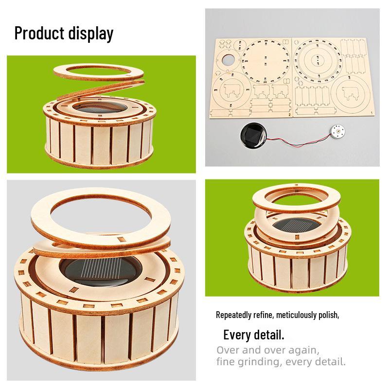Solar Physics Science Experiment Kit for Kids - Double Ring Puzzle & Invention Materials