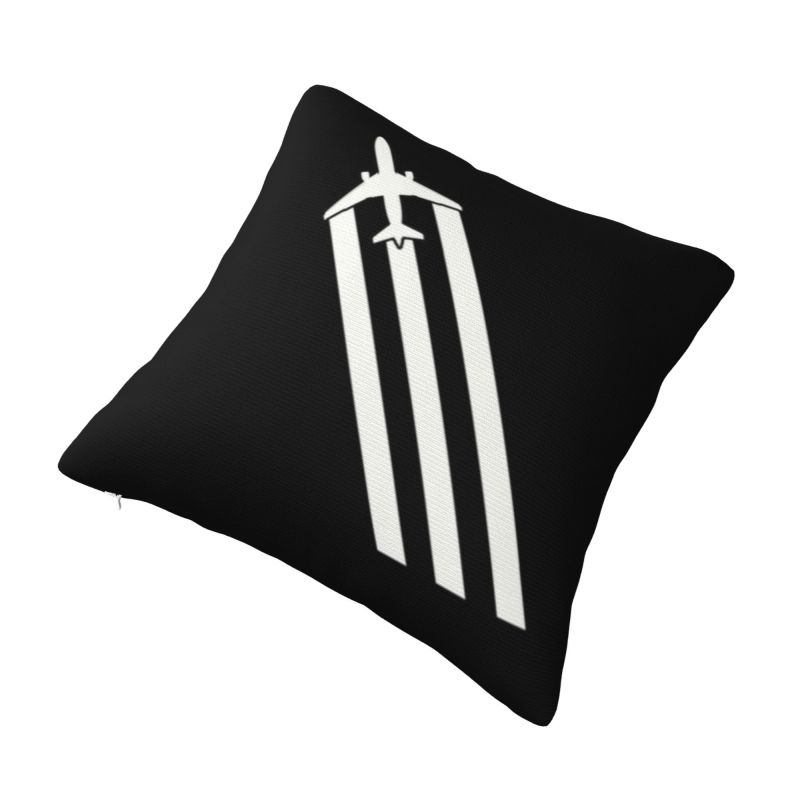 Custom Aviation Plane Chemtrails Cushion Cover Fighter Pilot Soft Cute Pillow Case