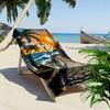 Tropical Sunset Beach Path Beach Towel Quick-drying for Travel Outdoor Sports Jogging Beach and Swimming
