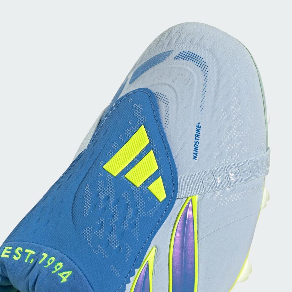 adidas AG JR5895 Unisex Performance Sports Shoes Crystal Sky / Ray Blue / Team Solar Yellow 2