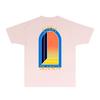 CASA Casablanca Short Sleeve T Shirt Couples Star Castle Letter Print Casual Loose Fit