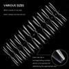 Nailpop Transparent Fake Nail Acrylic Tips Press On Nails Coffin Traceless and Ultrathin False Nails Accessories Tools 120pcs