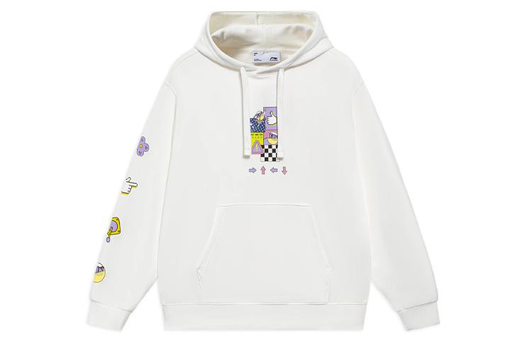 Спортивная модная коллекция Li Ning Свитшот женский Белый AWDS592-1 XXL