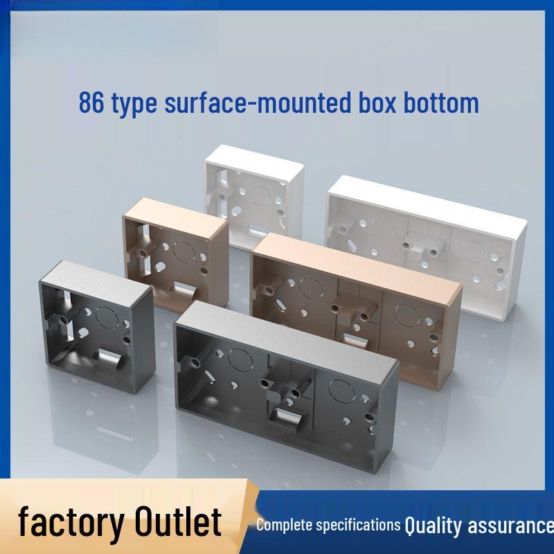 Type 86 Surface Mount PVC Junction Box for Concealed Wiring